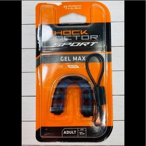 Shock Doctor Sport Gel Max Mouthguard Black Blue